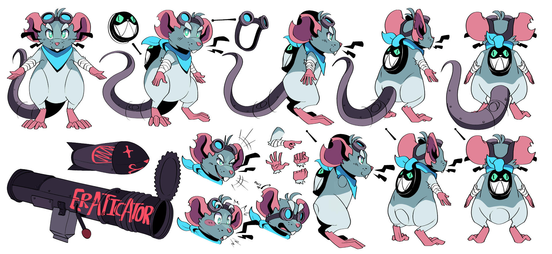 Veida Model Sheet